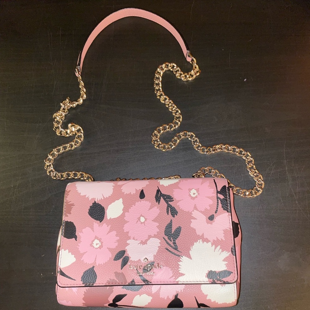 Kate Spade NY Briar Lane Gala Floral Kendall Crossbody Leather Purse